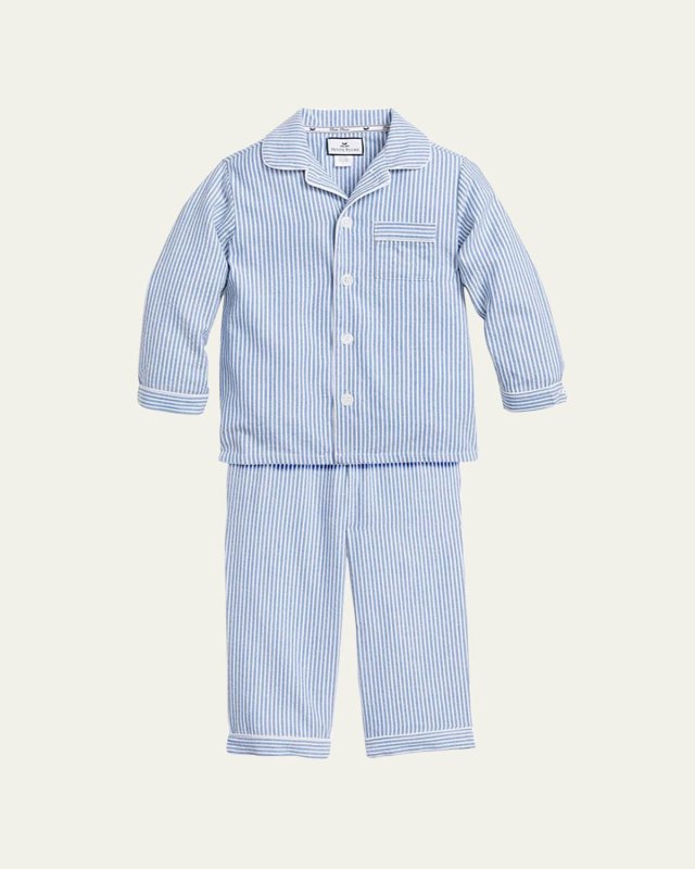 Girl's Striped 2-Piece Pajama Set, Size 6M-14